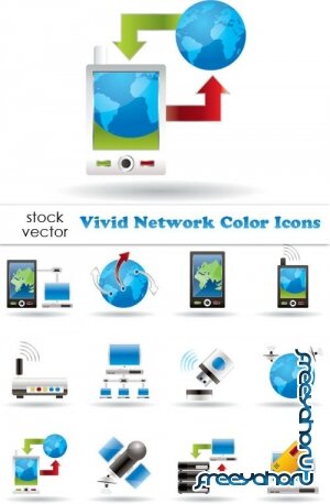   - Vivid Network Color Icons
