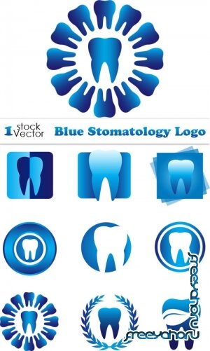 Vectors - Blue Stomatology Logo