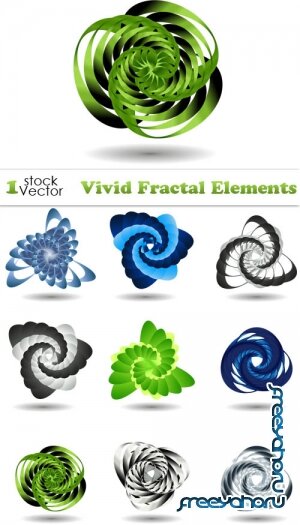 Vectors - Vivid Fractal Elements