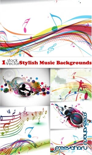 Vectors - Stylish Music Backgrounds