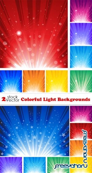 Vectors - Colorful Light Backgrounds