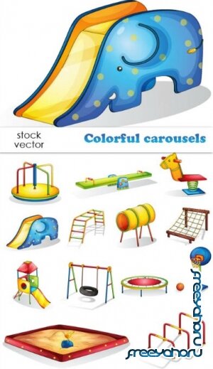   - Colorful carousels