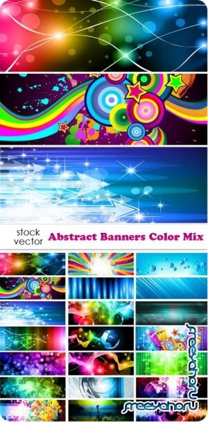   - Abstract Banners Color Mix
