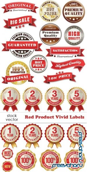   - Red Product Vivid Labels