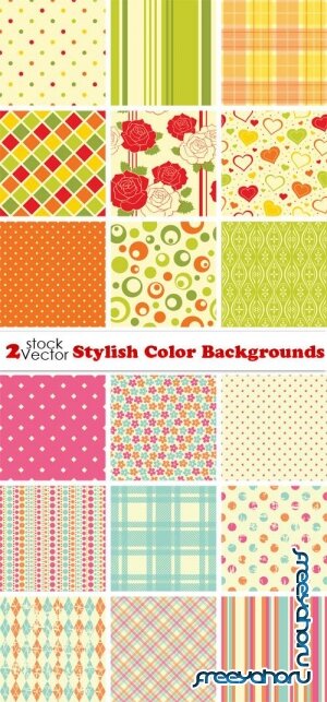 Vectors - Stylish Color Backgrounds
