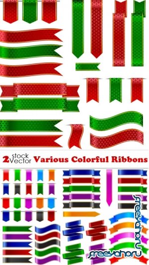 Vectors - Various Colorful Ribbons
