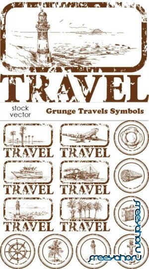   - Grunge Travels Symbols