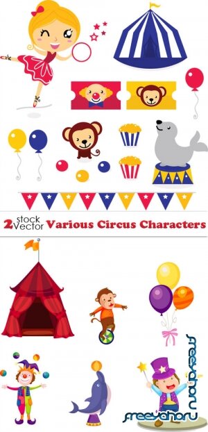 Vectors - Various Circus Characters