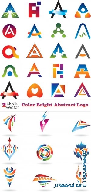   - Vectors - Color Bright Abstract Logo
