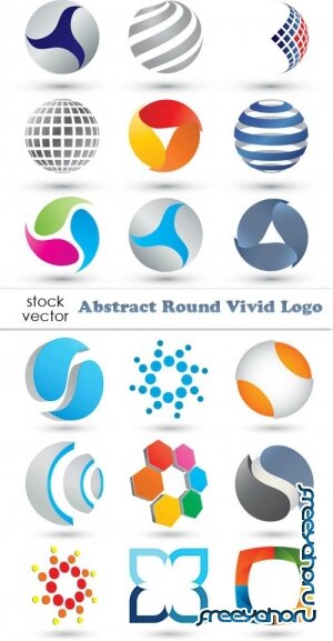   - Abstract Round Vivid Logo