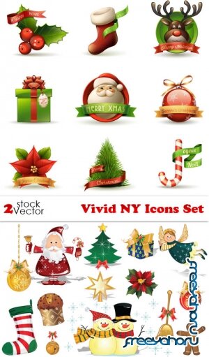 Vectors - Vivid NY Icons Set