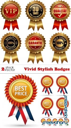 Vectors - Vivid Stylish Badges