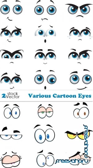 Vectors - Various Cartoon Eyes