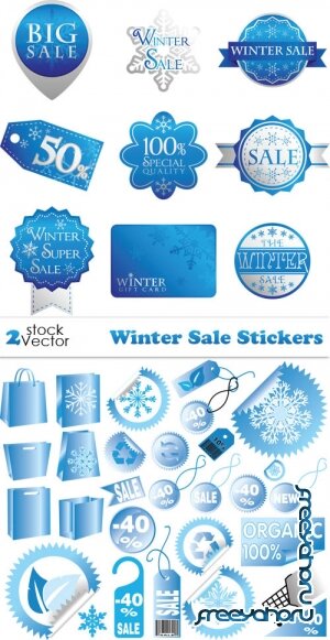 Vectors - Winter Sale Stickers