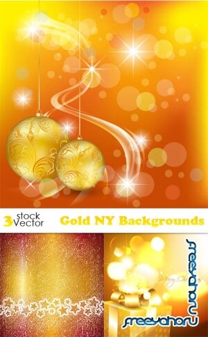 Vectors - Gold NY Backgrounds