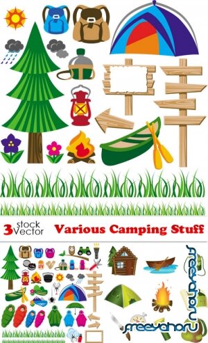 Vectors - Various Camping Stuff