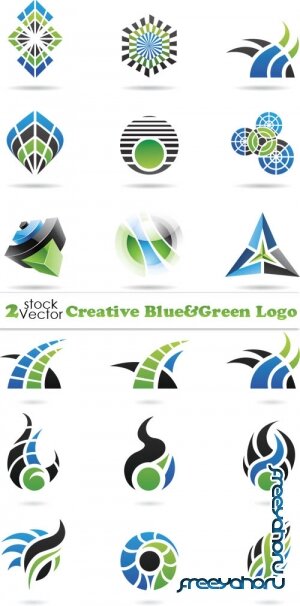 Vectors - Creative Blue&Green Logo