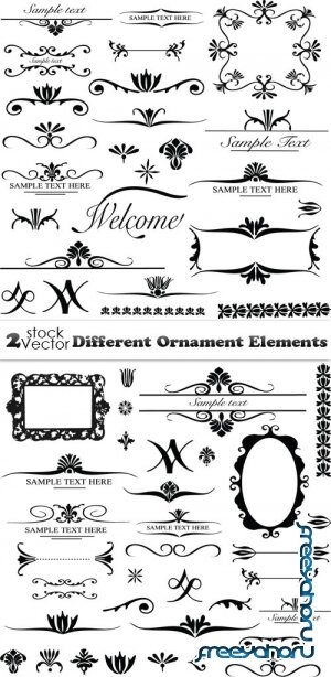 Vectors - Different Ornament Elements