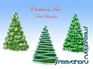 Christmas Tree Free Brushes
