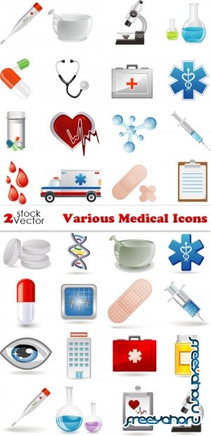 Vectors - Various Medical Icons