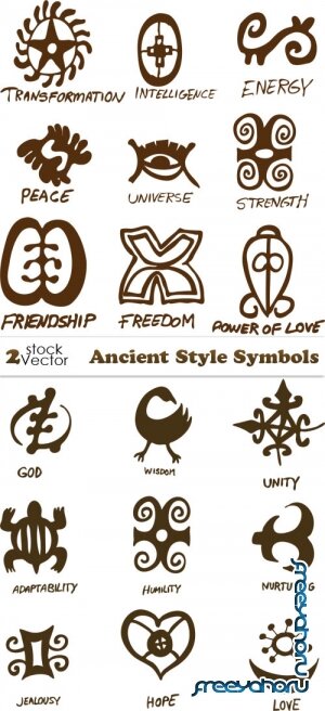 Vectors - Ancient Style Symbols