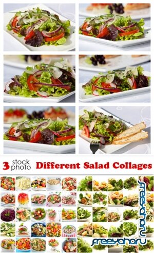 Photos - Different Salad Collages