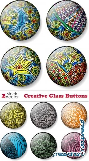 Vectors - Creative Glass Buttons