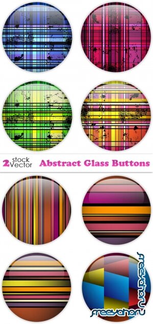 Vectors - Abstract Glass Buttons