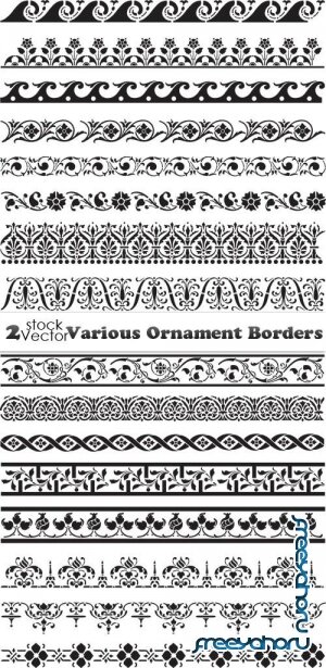 Vectors - Various Ornament Borders
