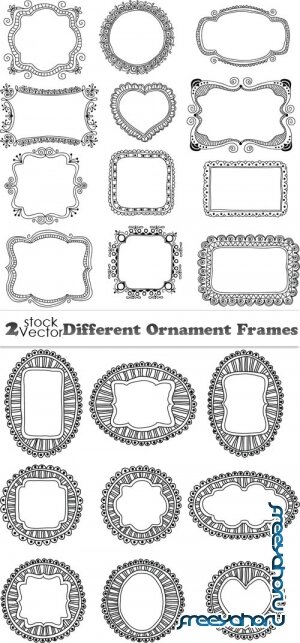 Vectors - Different Ornament Frames