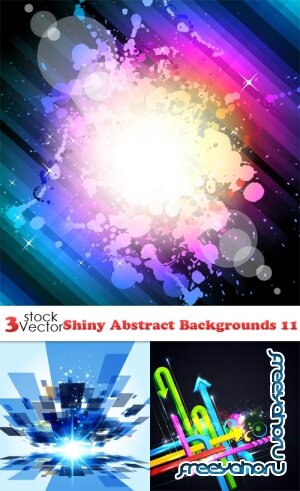 Vectors - Shiny Abstract Backgrounds 11
