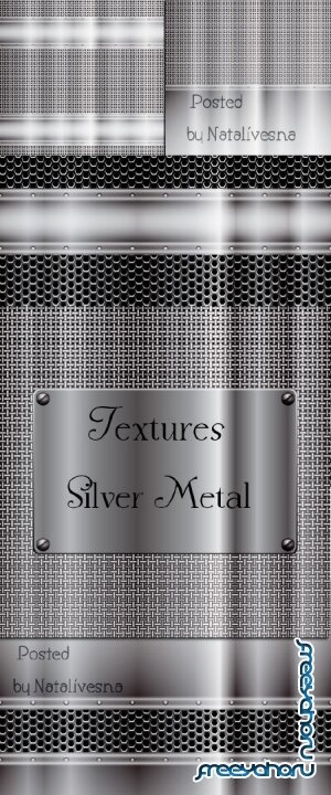  -     / Textures Silver metal in Vector