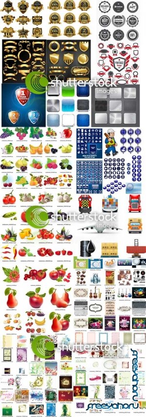 large collection of vector images