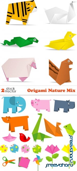 Vectors - Origami Nature Mix