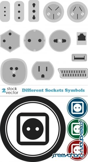   - Different Sockets Symbols