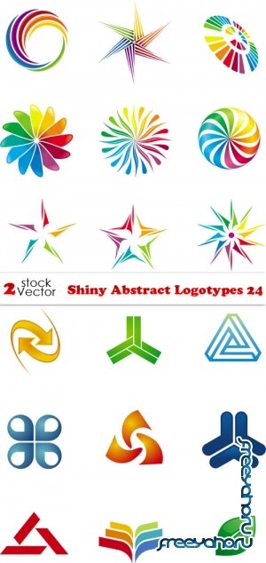 Vectors - Shiny Abstract Logotypes 24