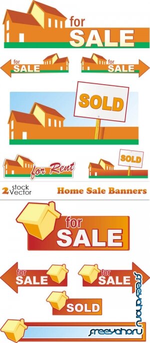 Vectors - Home Sale Banners