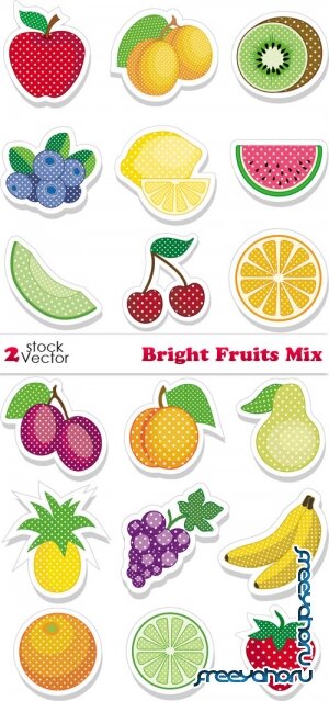 Vectors - Bright Fruits Mix