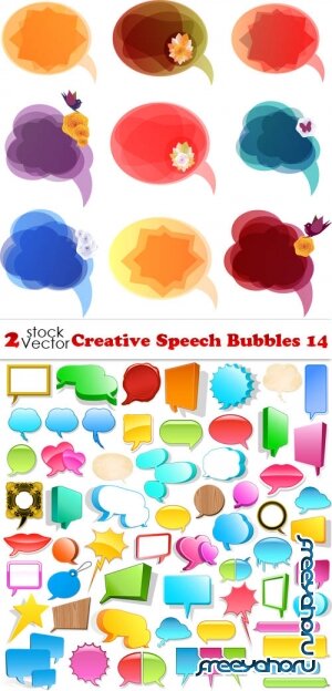 Vectors - Creative Speech Bubbles 14