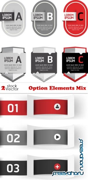 Vectors - Option Elements Mix