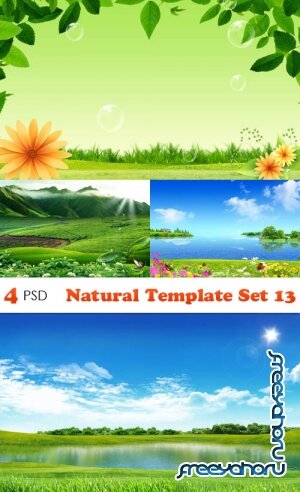 PSD - Natural Template Set 13
