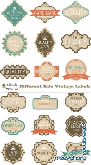   - Different Sale Vintage Labels