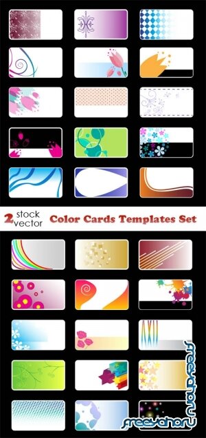   - Color Cards Templates Set