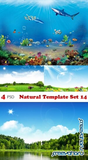PSD - Natural Template Set 14