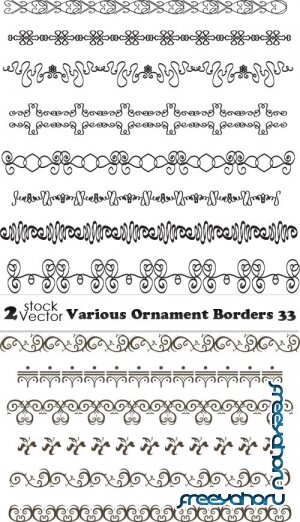 Vectors - Various Ornament Borders 33