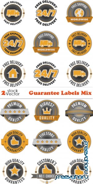 Vectors - Guarantee Labels Mix