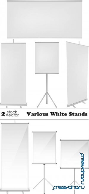 Vectors - Various White Stands