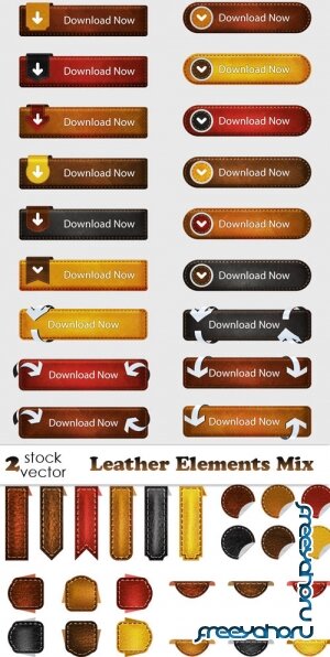 Vectors - Leather Elements Mix