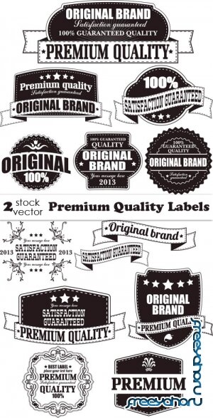 Vectors - Premium Quality Labels