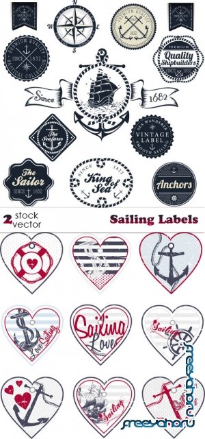 Vectors - Sailing Labels
